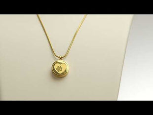 Pet Cremation Necklace – Paw | Stainless Steel | Memorial Jewelry 