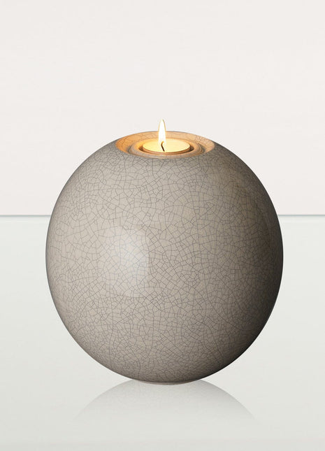 Handmade Cremation Urn "Harmony" - Large | Craquelure | Ceramic Urn