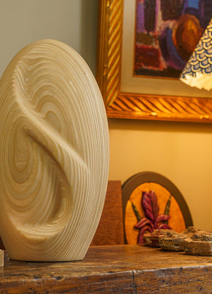 Wooden Cremation Urn "Eternity" - Premium Plywood Urn