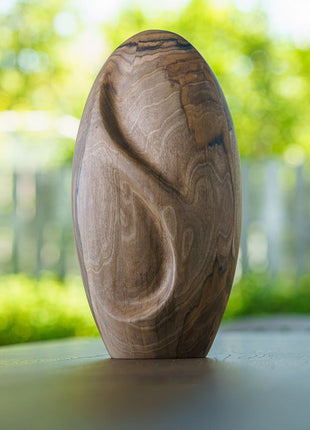 Wooden Urn for Ashes "Eternity" - Genuine Walnut Urn