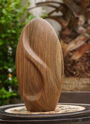 Wooden Urn for Ashes "Eternity" - Genuine Walnut Urn