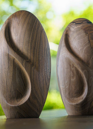 Wooden Urn for Ashes "Eternity" - Genuine Walnut Urn