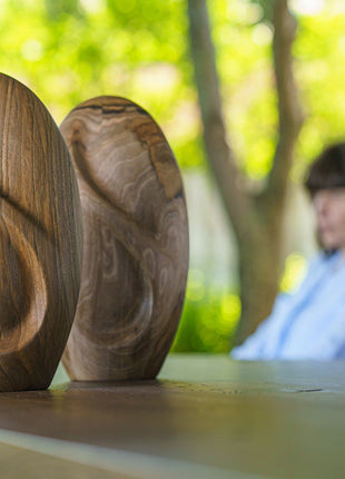 Wooden Urn for Ashes "Eternity" - Genuine Walnut Urn