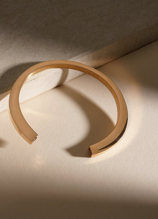 Cremation Bracelet  – Elegance | Stainless Steel | Memorial Jewelry | Brass Finish