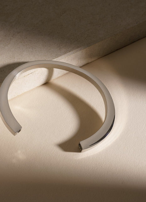 Cremation Bracelet  – Elegance | Stainless Steel | Memorial Jewelry | Silver Finish