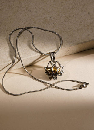 Cremation Necklace – Bloom | Stainless Steel | Memorial Jewelry