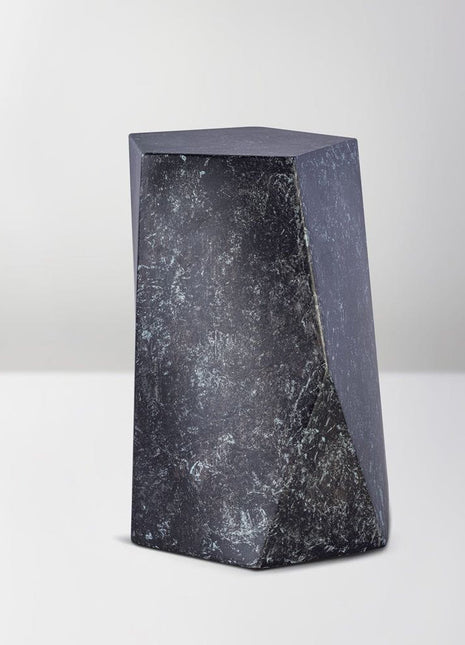 Handmade Urn "Crystal"  - Stainless Steel | Dark Granite