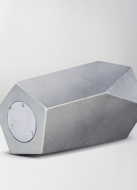 Handmade Urn "Crystal"  - Stainless Steel | Gray