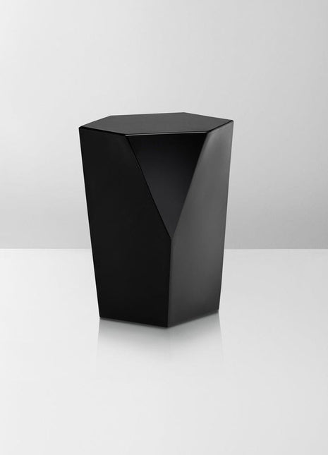 Handmade Urn "Crystal"  - Stainless Steel | Pearly Black