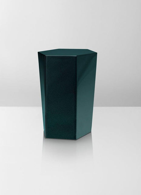 Handmade Urn "Crystal"  - Stainless Steel | Pearly Green