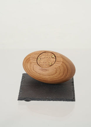 Wooden Keepsake Urn "Palm Stone" - Genuine Walnut