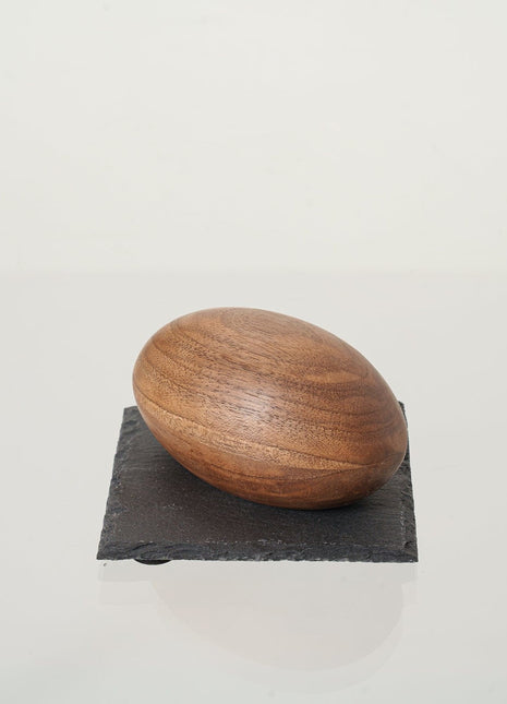 Wooden Keepsake Urn "Palm Stone" - Genuine Walnut