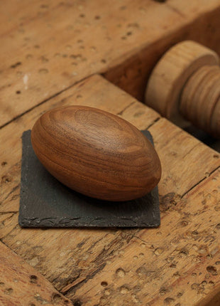 Wooden Keepsake Urn "Palm Stone" - Genuine Walnut