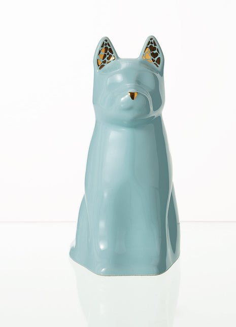"Arlo" Pet Urn for Dog - Baby Blue | Ceramic | Handmade
