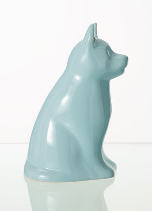 "Arlo" Pet Urn for Dog - Baby Blue | Ceramic | Handmade
