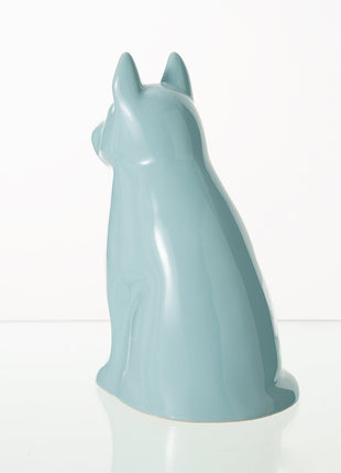 "Arlo" Pet Urn for Dog - Baby Blue | Ceramic | Handmade