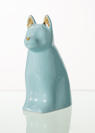 "Arlo" Pet Urn for Dog - Baby Blue | Ceramic | Handmade