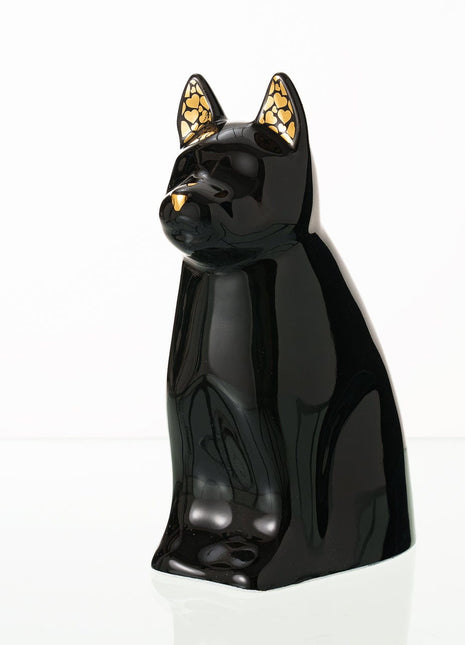 "Arlo" Pet Urn for Dog - Black | Ceramic | Handmade