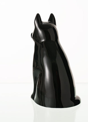 "Arlo" Pet Urn for Dog - Black | Ceramic | Handmade
