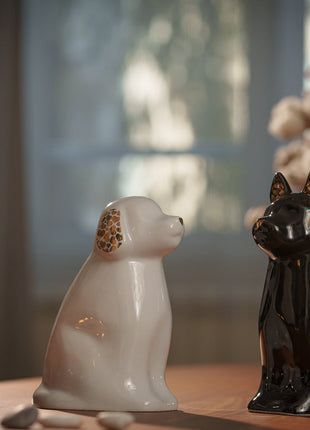 "Arlo" Pet Urn for Dog - Black | Ceramic | Handmade