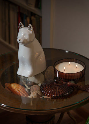 "Arlo" Pet Urn for Dog - White | Ceramic | Handmade