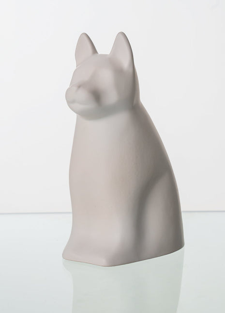 "Arlo" Pet Urn for Dog -  White Matte  | Ceramic | Handmade