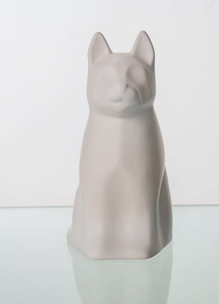 "Arlo" Pet Urn for Dog -  White Matte  | Ceramic | Handmade