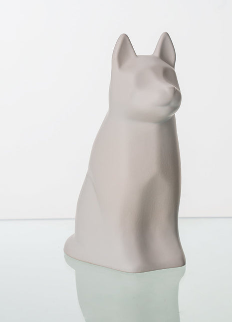 "Arlo" Pet Urn for Dog -  White Matte  | Ceramic | Handmade
