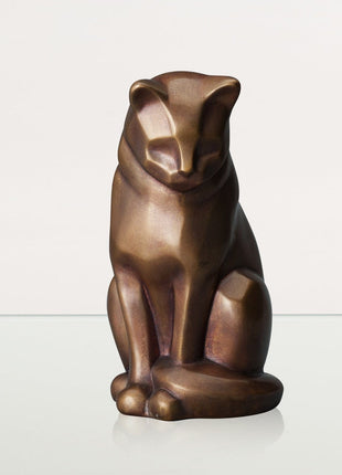 Cast Bronze Cat Urn "Neko" | Premium Quality Bronze Pet Urn