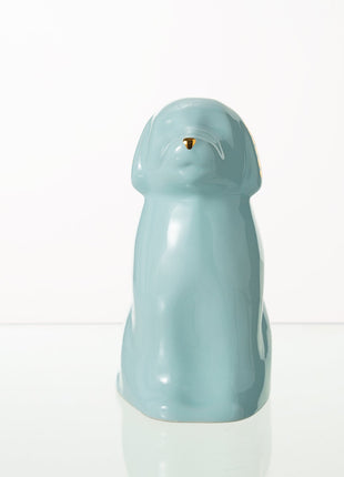 "Rocky" Pet Urn for Dog - Baby Blue | Ceramic | Handmade