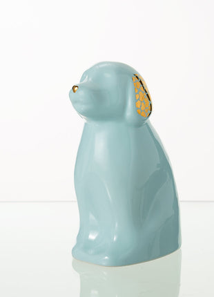 "Rocky" Pet Urn for Dog - Baby Blue | Ceramic | Handmade