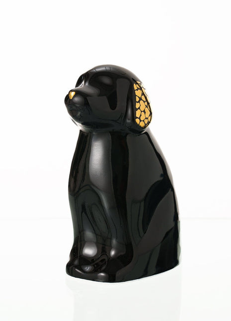 "Rocky" Pet Urn for Dog -  Black| Ceramic | Handmade