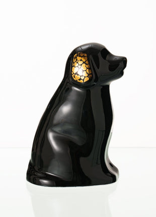 "Rocky" Pet Urn for Dog -  Black| Ceramic | Handmade