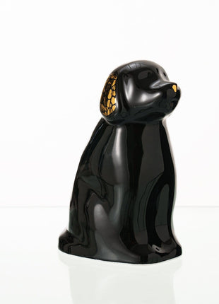 "Rocky" Pet Urn for Dog -  Black| Ceramic | Handmade