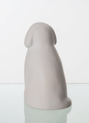 "Rocky" Pet Urn for Dog - White Matte | Ceramic | Handmade