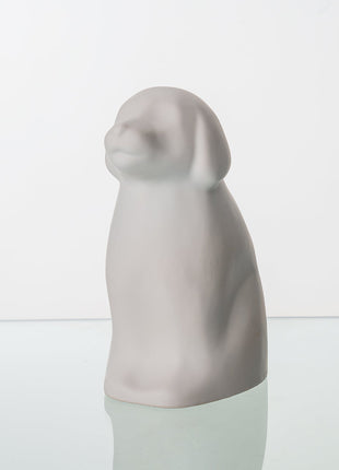 "Rocky" Pet Urn for Dog - White Matte | Ceramic | Handmade