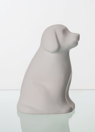 "Rocky" Pet Urn for Dog - White Matte | Ceramic | Handmade