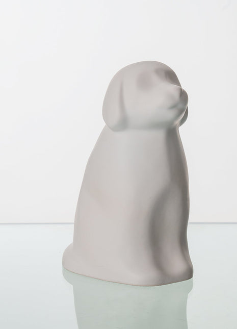 "Rocky" Pet Urn for Dog - White Matte | Ceramic | Handmade