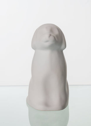 "Rocky" Pet Urn for Dog - White Matte | Ceramic | Handmade
