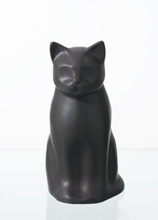 "Elvi" Pet Urn for Cat - Gray Matte | Ceramic | Handmade