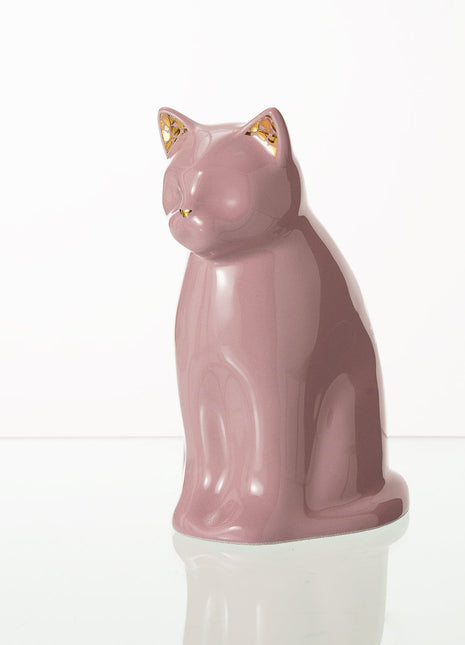 "Elvi" Pet Urn for Cat - Pink| Ceramic | Handmade