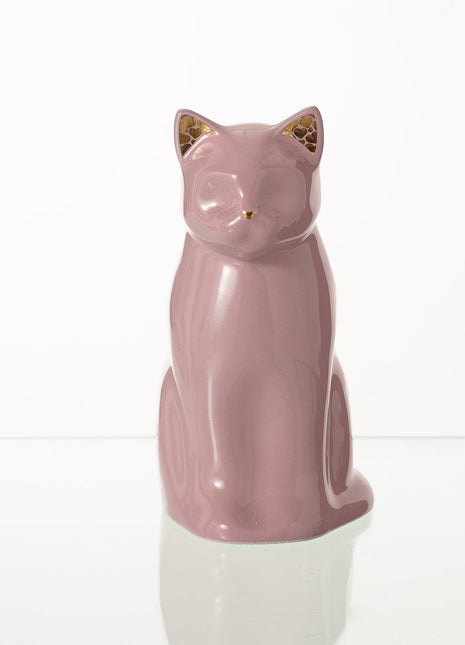 "Elvi" Pet Urn for Cat - Pink| Ceramic | Handmade