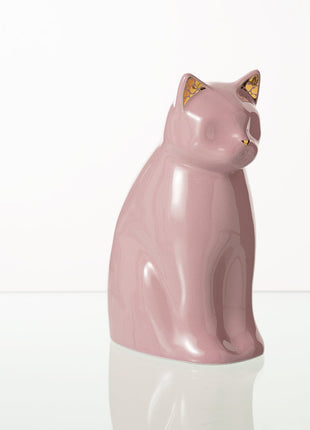 "Elvi" Pet Urn for Cat - Pink| Ceramic | Handmade