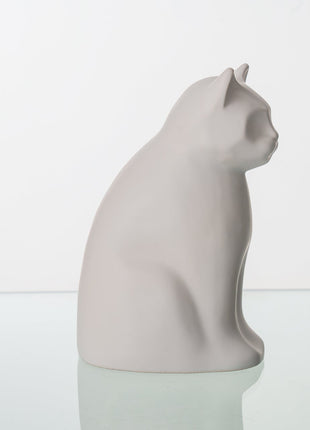 "Elvi" Pet Urn for Cat - White Matte | Ceramic | Handmade