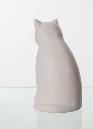 "Elvi" Pet Urn for Cat - White Matte | Ceramic | Handmade